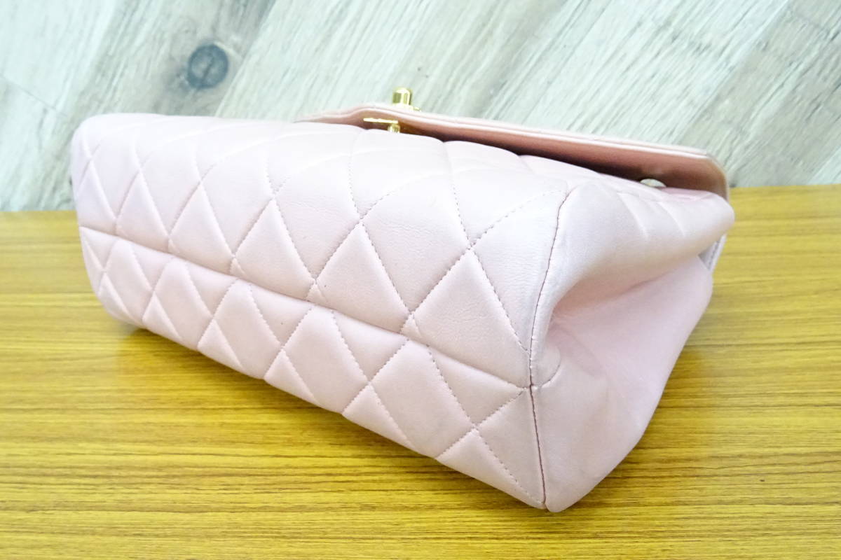 K広島04051OE] 鑑定済 CHANEL シャネル マトラッセ ココマーク 