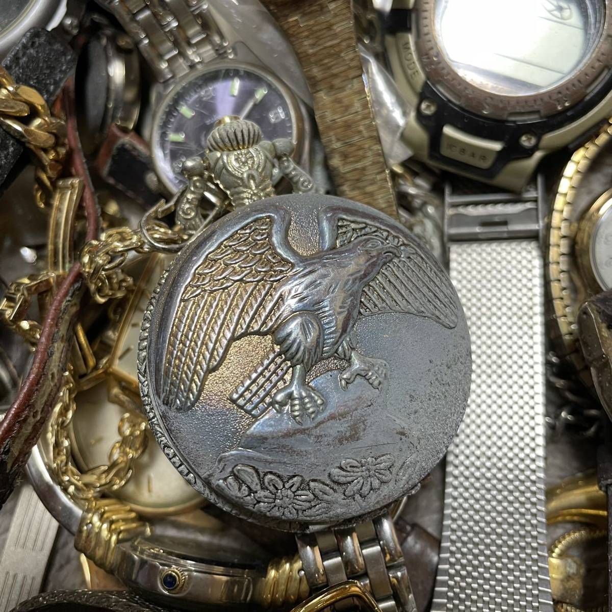 腕時計 懐中時計 - Yahoo!オークション -懐中時計ジャンクの中古品 