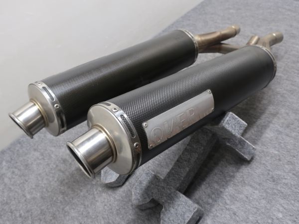 V-MAX1200 OVER ステン/カーボン スリップオン VMAX ◇返品可 ○160