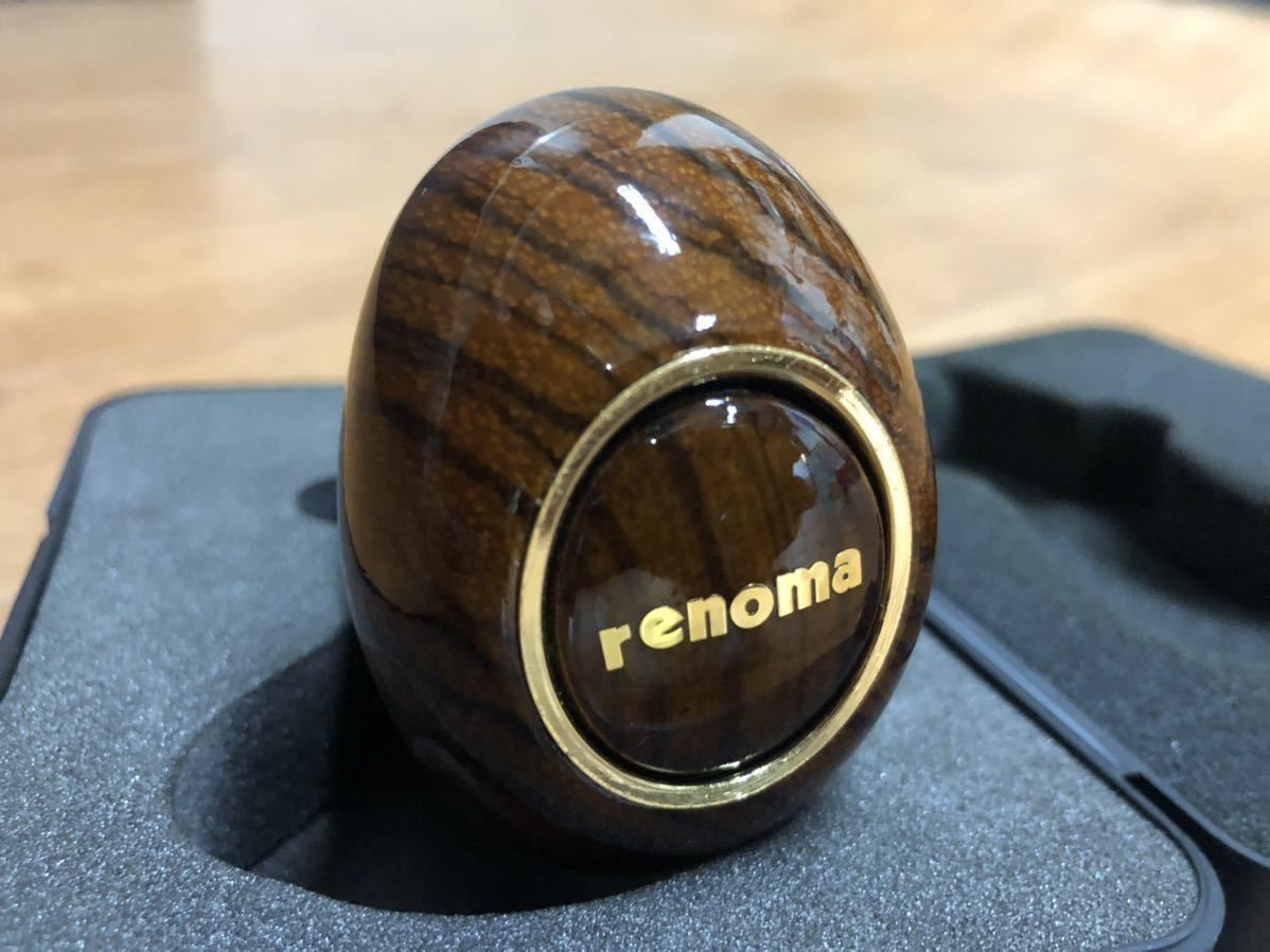 未使用品 renoma レノマ ウッド シフトノブ AT用 オートマ用 当時物 