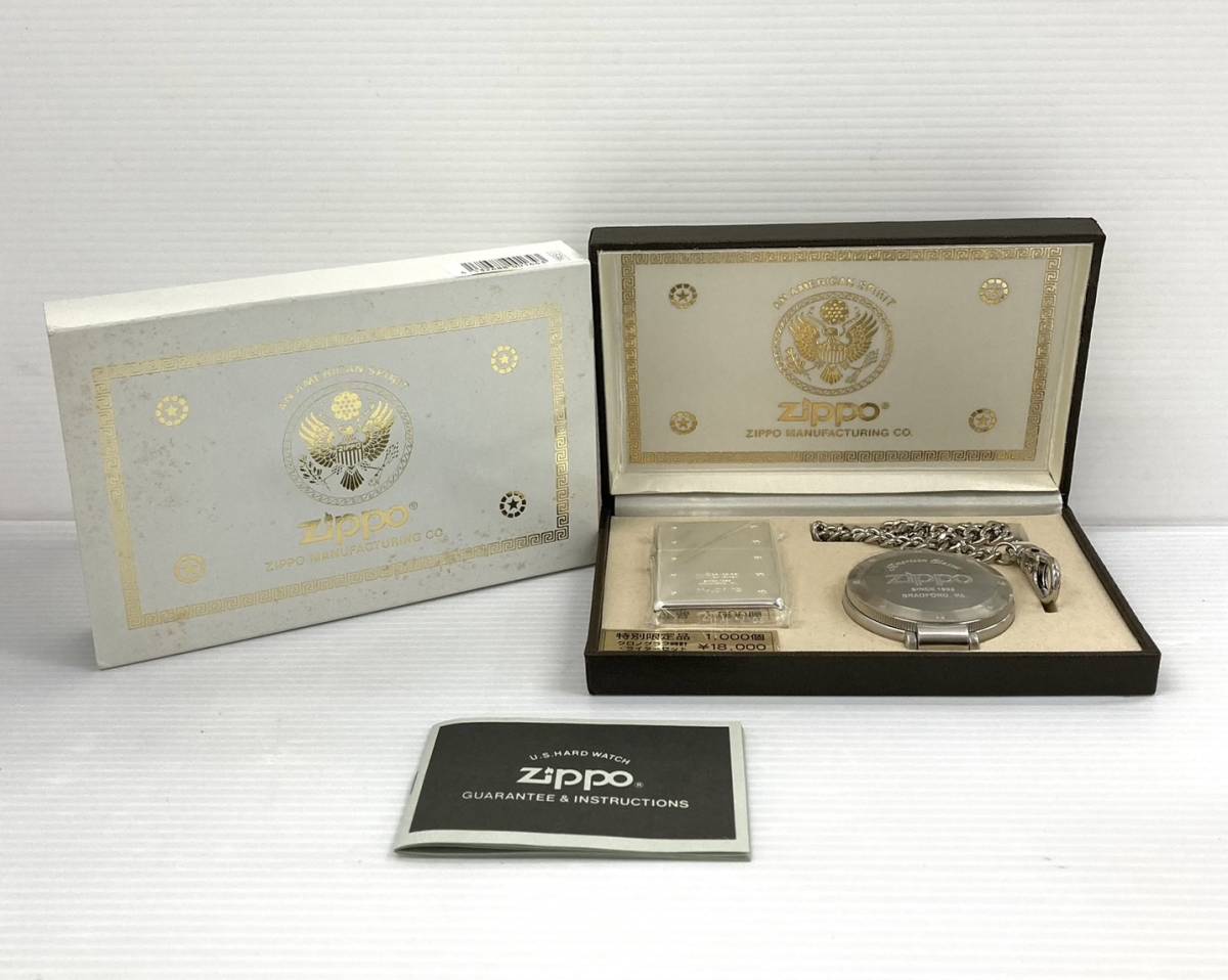 ライター〉ZIPPO ジッポー 特別限定品 1000個 クロノグラフ時計 ライター〉ZIPPO ジッポー 特別限定品 1000個 クロノグラフ時計