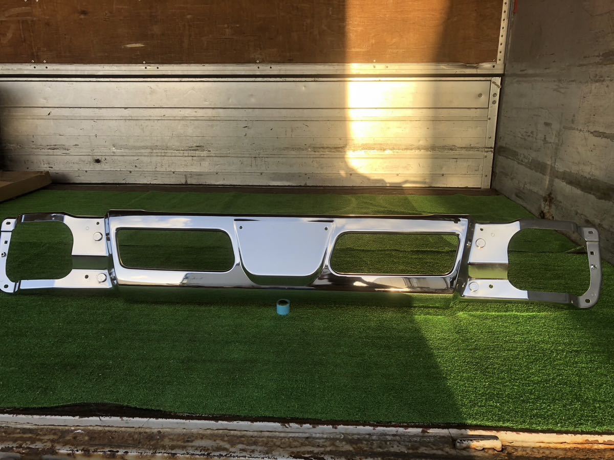 ★美品★三菱ふそう ブルーテックキャンター 純正メッキ フロントバンパー　513-12-0