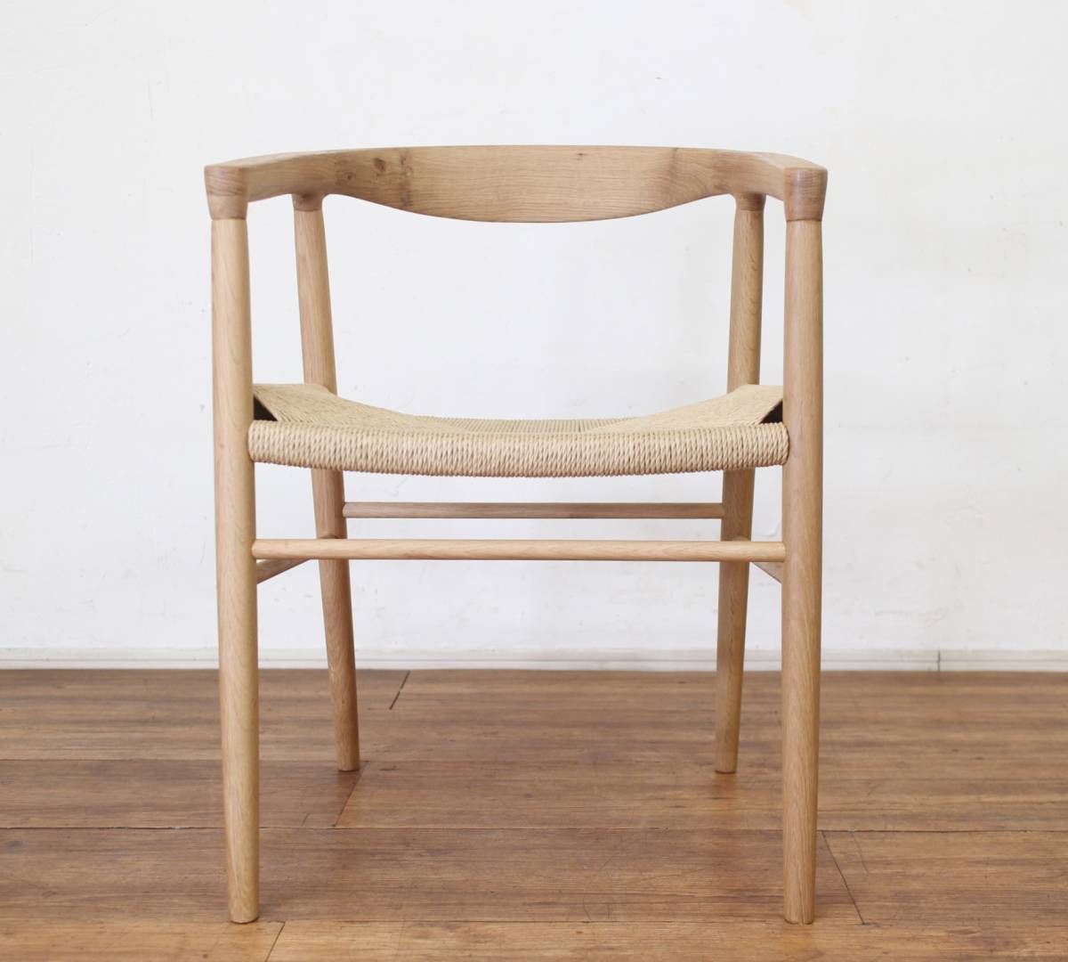 高品質，格安 無印良品 muji オーク材 ペーパーコード アーム チェア 椅子 北欧 デザイン ①(無印良品)｜売買されたオークション情報、yahooの商品情報をアーカイブ公開 - オークファン 無印良品
