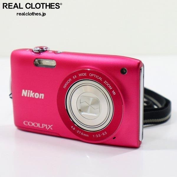 Nikon⁄ニコン COOLPIX S3300 コンパクトデジタルカメラ 簡易動作確認