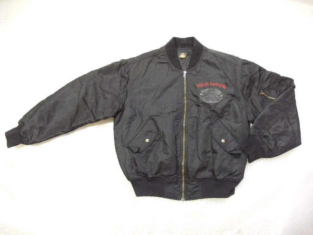 【新品，HOT】 HOG HARLEY OWNERS GROUP ハーレーオーナーズグループ ナイロンジャンパー MA-1タイプ/Lサイズ/黒ブラック/ライダースジャケット(Lサイズ)｜売買されたオークション情報、yahooの商品情報をアーカイ 男性用