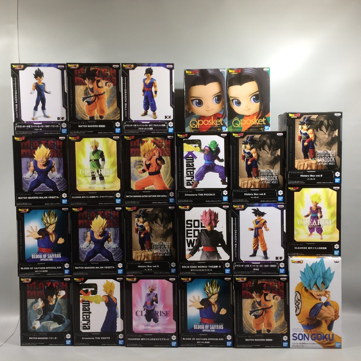 【未開封】 ドラゴンボール フィギュア 23点まとめ売り 孫悟空/孫悟飯/ブラック悟空/ベジータ/ピッコロ 他 [14-1] No.5917