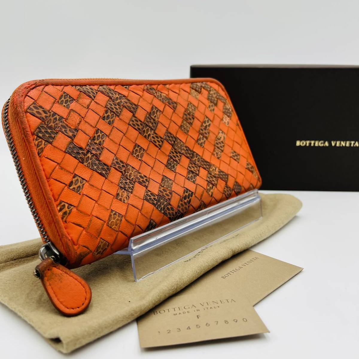 1円 【入手困難】BOTTEGA VENETA ボッテガヴェネタ 長財布 イントレ