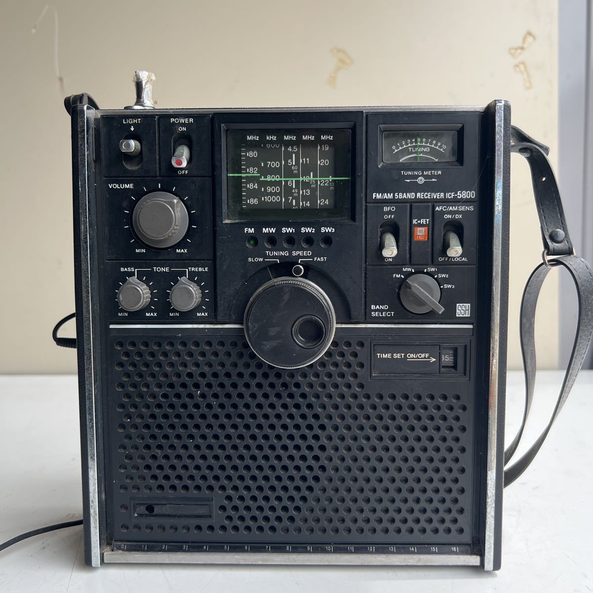 BCL傑作機 昭和レトロ SONY スカイセンサー 5800 動作品！！