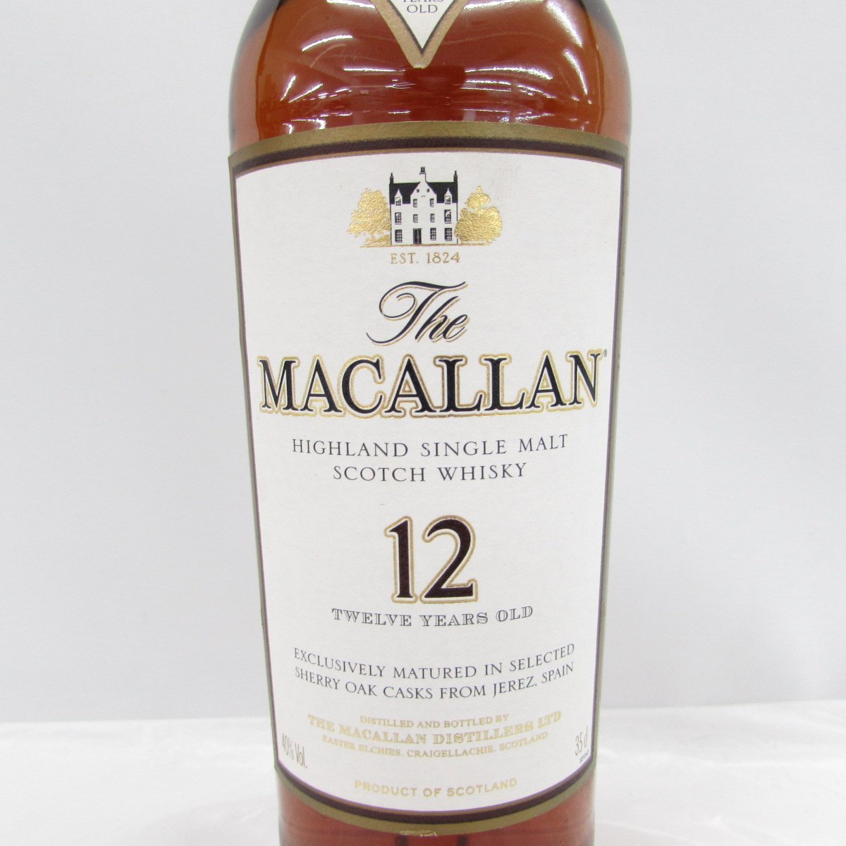 値下げ】マッカラン シェリーオークカスク12年 旧ハーフボトル(350ml