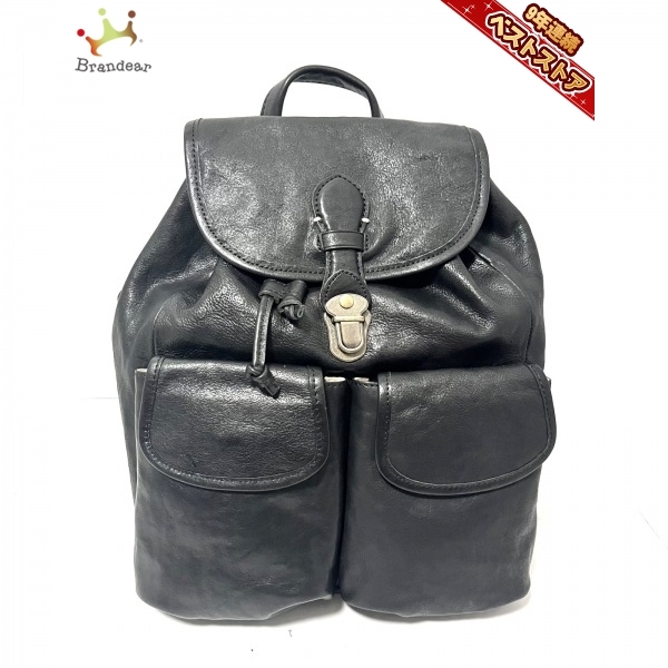 ダコタ Dakota リュックサック - レザー 黒 バッグ
