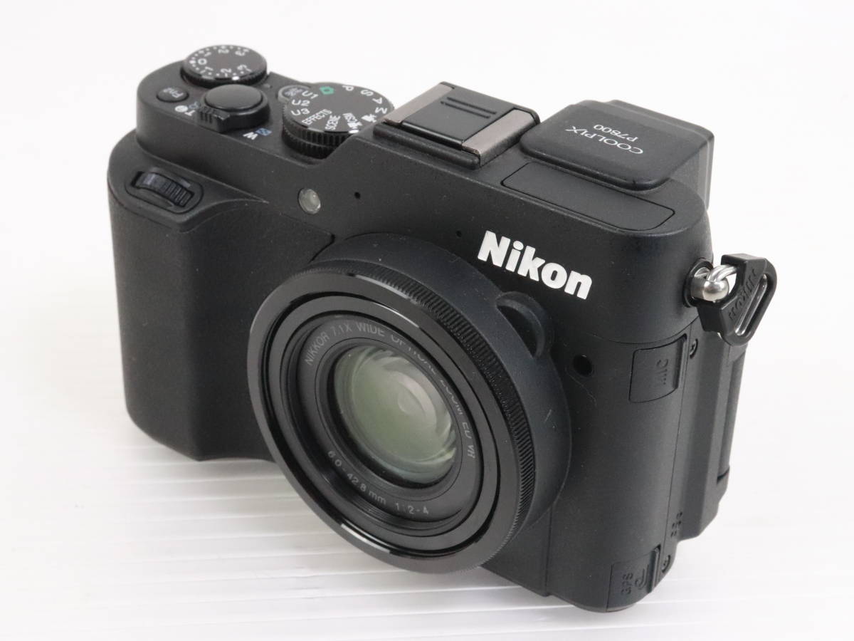 1円～★未検品★NIKON/ニコン コンパクトデジタルカメラ COOLPIX P7800 ブラック 本体 デジカメ カメラ 光学機器 コンデジ 家電 処分 M302