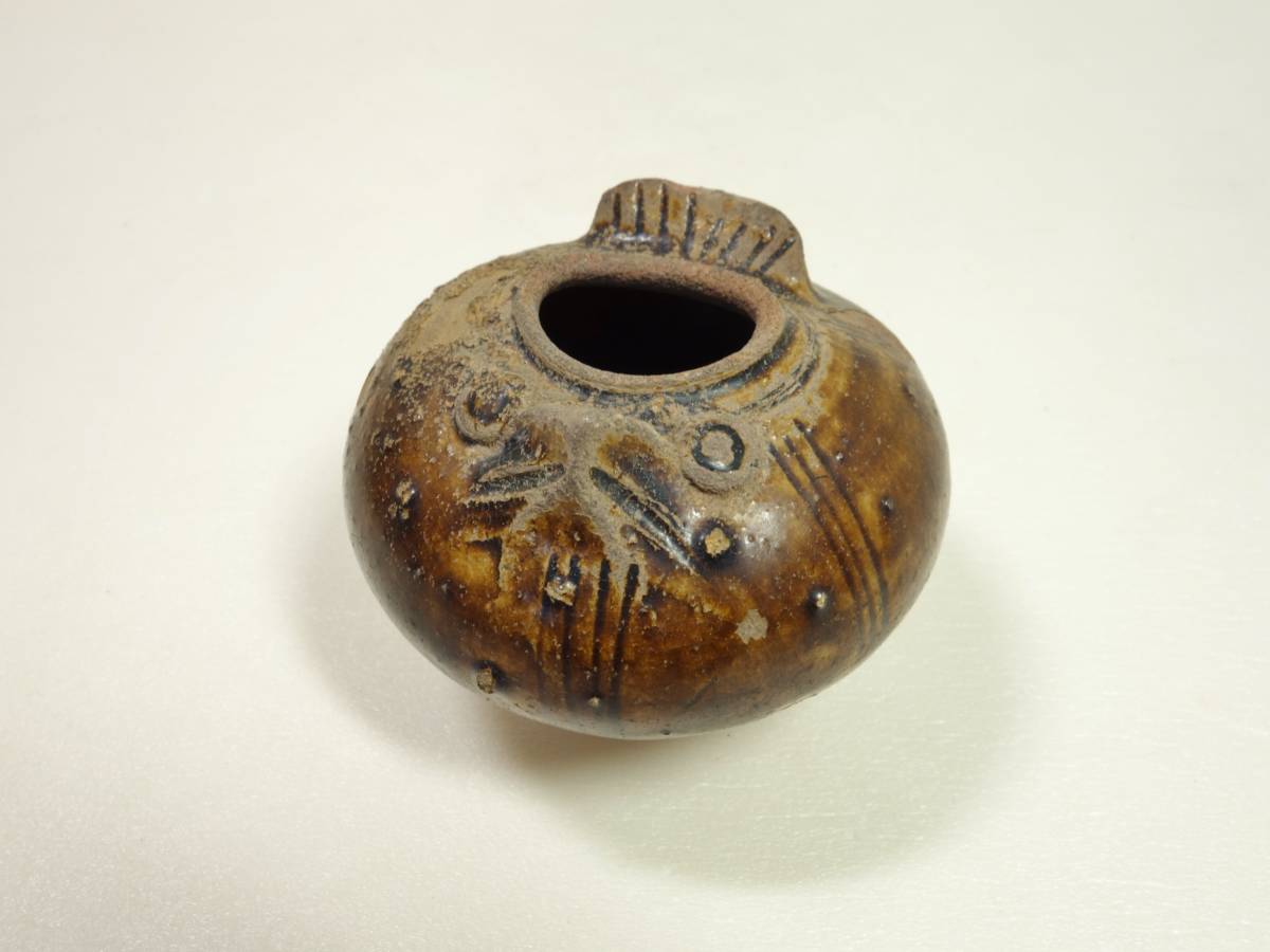 南宋・古陶磁器・磁州窯龍紋碗』極細工・骨董品・古賞物・中国古玩