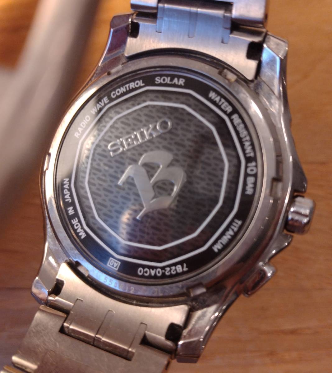 SEIKO RADIO WAVE CONTROL SOLAR 7B22-0AC0 セイコー ブライツ 