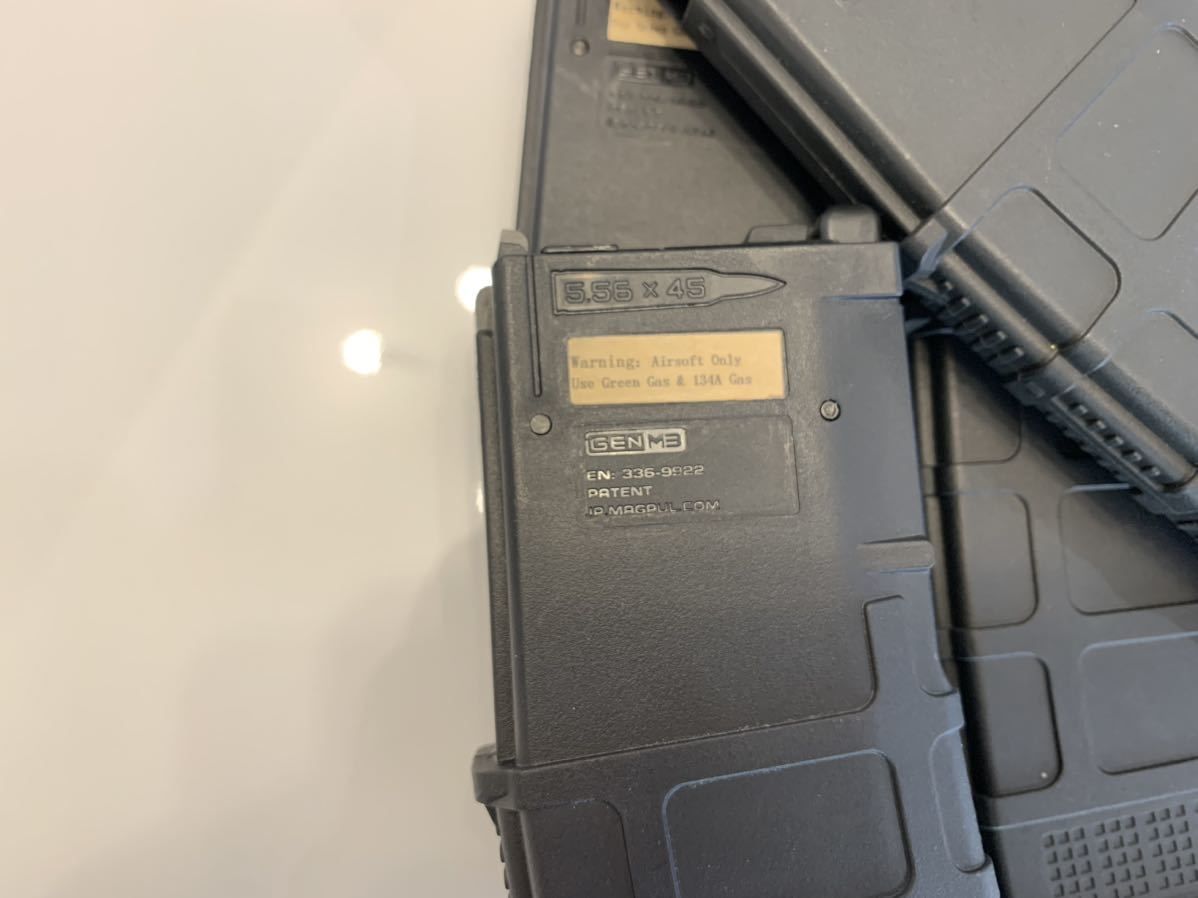 MWS ガスブロ MAGPUL マガジン 4本 MK18 M4 ガスガン ホビー