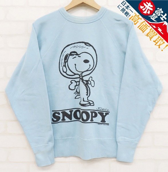 7T1449/WAREHOUSE×PEANUTS スヌーピー ラグランスウェット ウエアハウス ピーナッツ