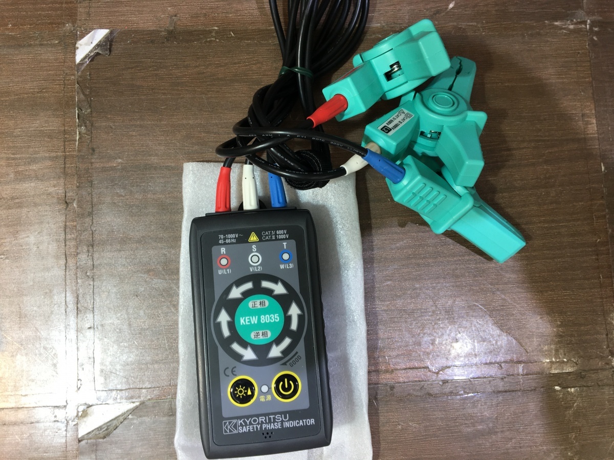 シルバー】 KEW8035 非接触検相器 ? KYORITSU【中古】