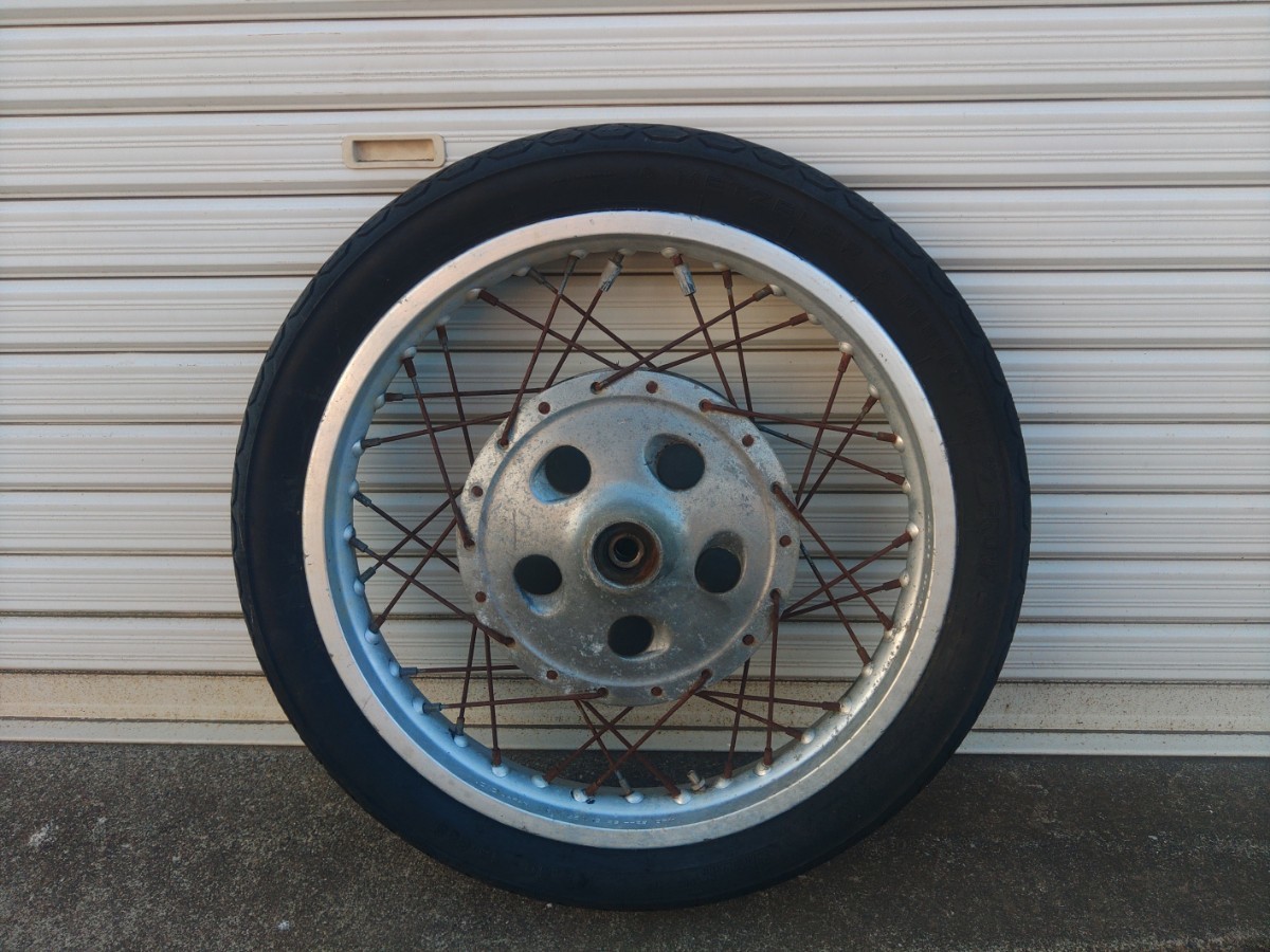 ヤマハ純正SR400/500 1JR フロントホイール ドラムブレーキ 当時物