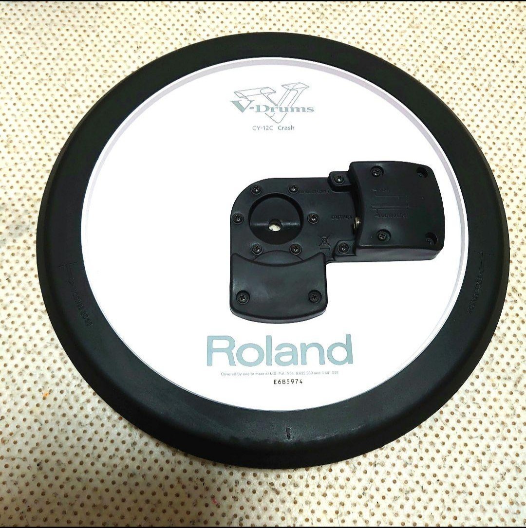 美品 Roland CY-12C クラッシュ シンバル マウント ② ローランド 電子