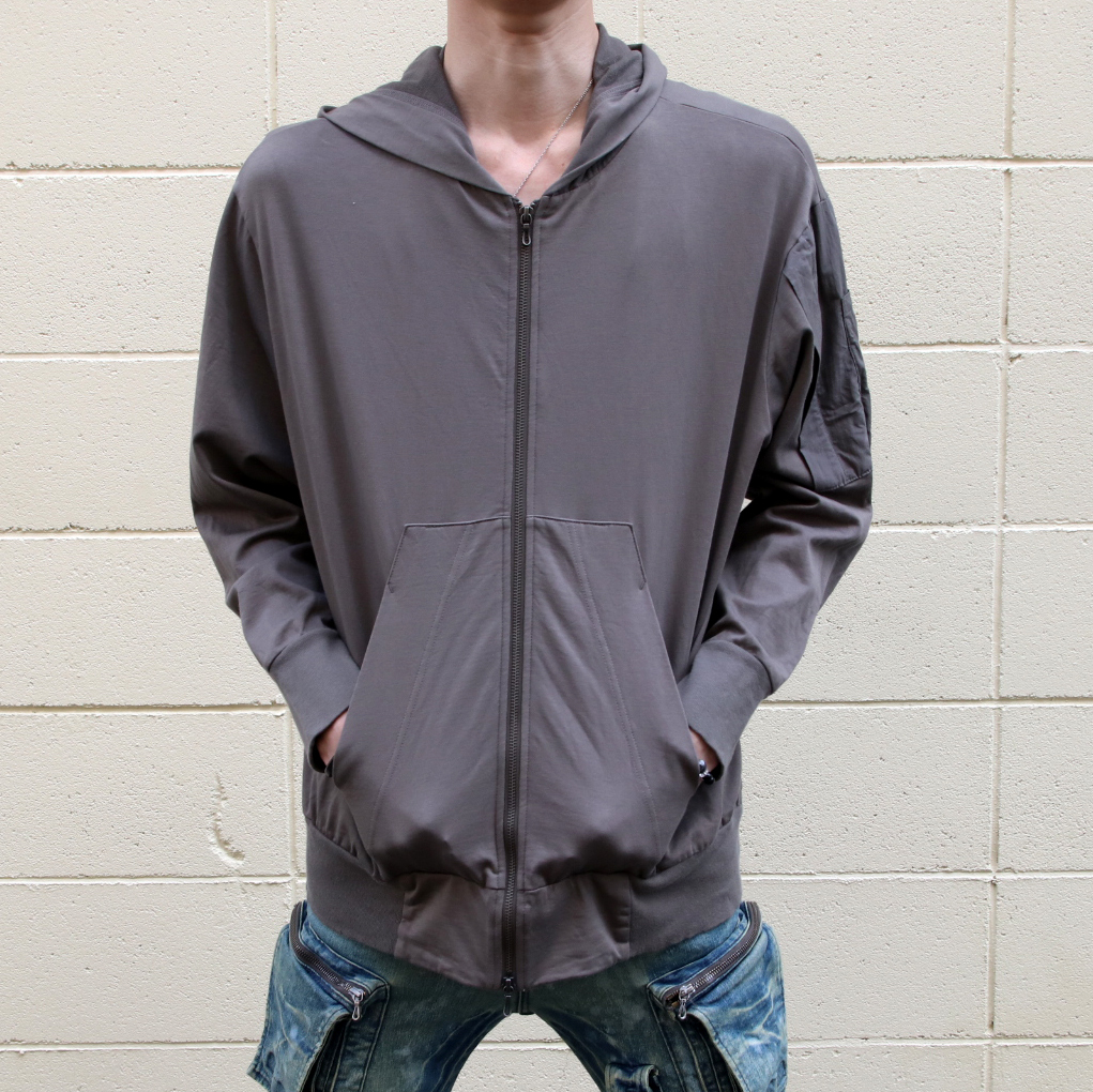 19AW新品 定価42900円 JULIUS ユリウス アーミーポケット パーカー size1 S yohji yamamoto 667CUM1 rick owens