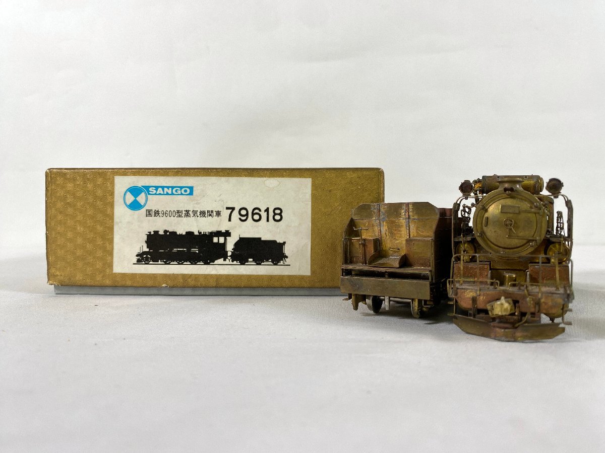 1-96＊HOゲージ 珊瑚模型 79618 国鉄9600型 蒸気機関車 SANGO 金属製 鉄道模型(ztc)