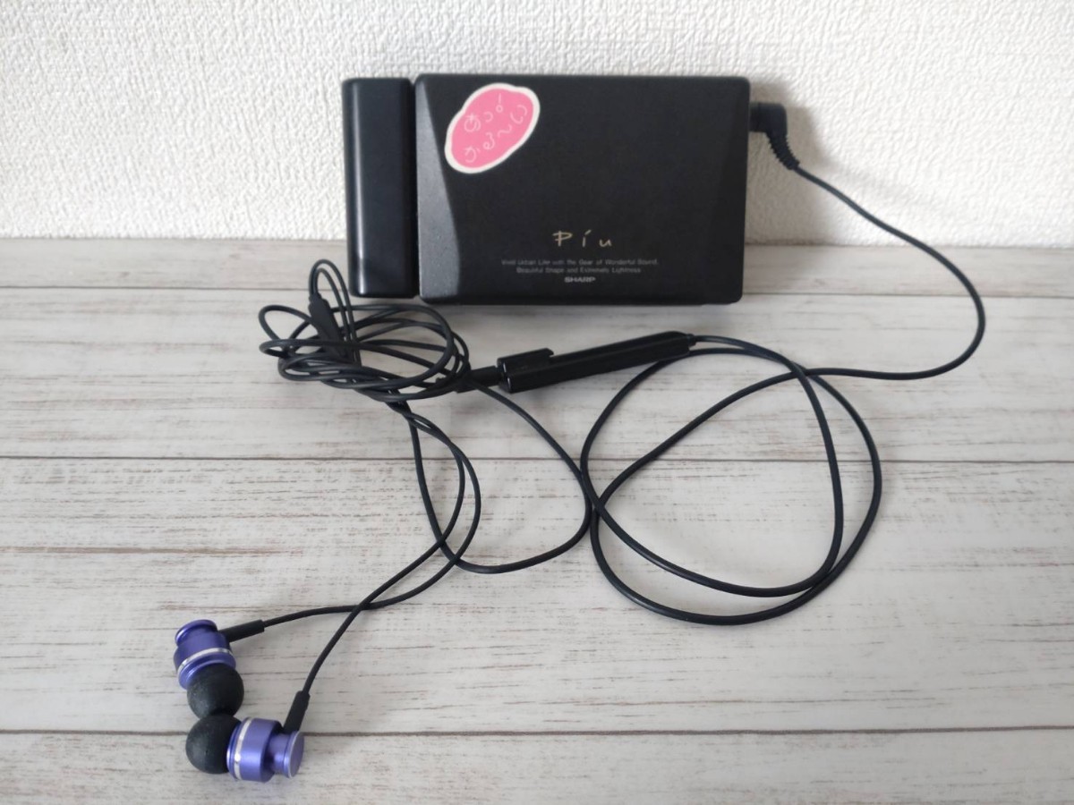 SHARP PIU JC-K99-BK カセットプレーヤー 動作確認済 日本製
