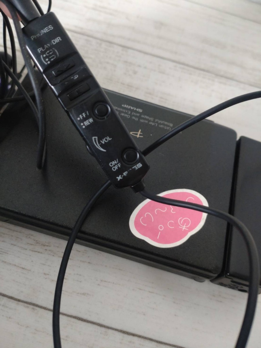SHARP PIU JC-K99-BK カセットプレーヤー 動作確認済 日本製