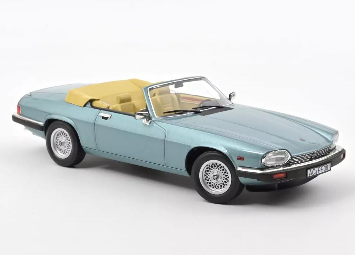 ノレブ 1/18 ジャガー XJ-S 5.3 H.E. コンバーチブル 1988 ライトブルーメタリック NOREV JAGUAR Convertible