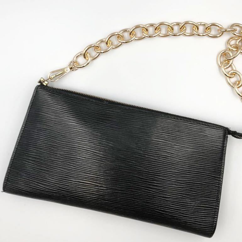 1円【美品】LOUIS VUITTON ルイ ヴィトン アクセソワール エピレザー