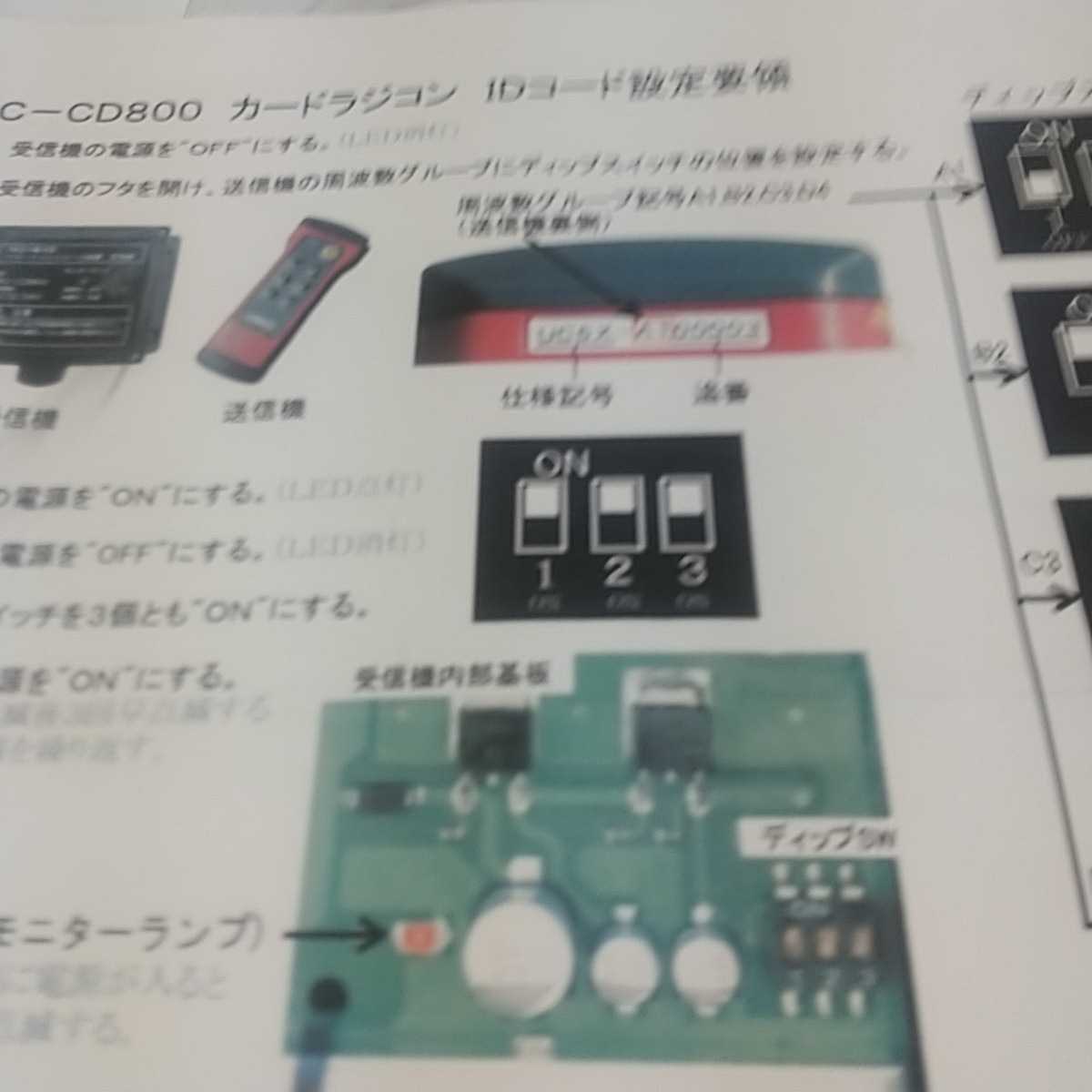 リモコン ラジコン 送信機 ユニック キャリアカー RC-CD800 古河 UNIC