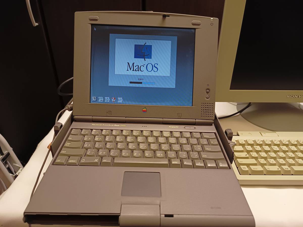 Apple Macintosh PowerBook Duo 2300c + DuoDock + キーボード・マウス