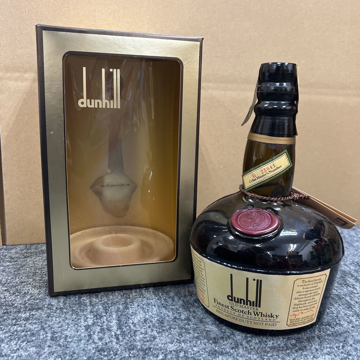 未開栓 古酒 ダンヒル Finest Scotch Whisky ウィスキー 箱 未開栓箱入 dunhill ダンヒル OLD 20. ☆未開栓☆ DUNHILL ダンヒル