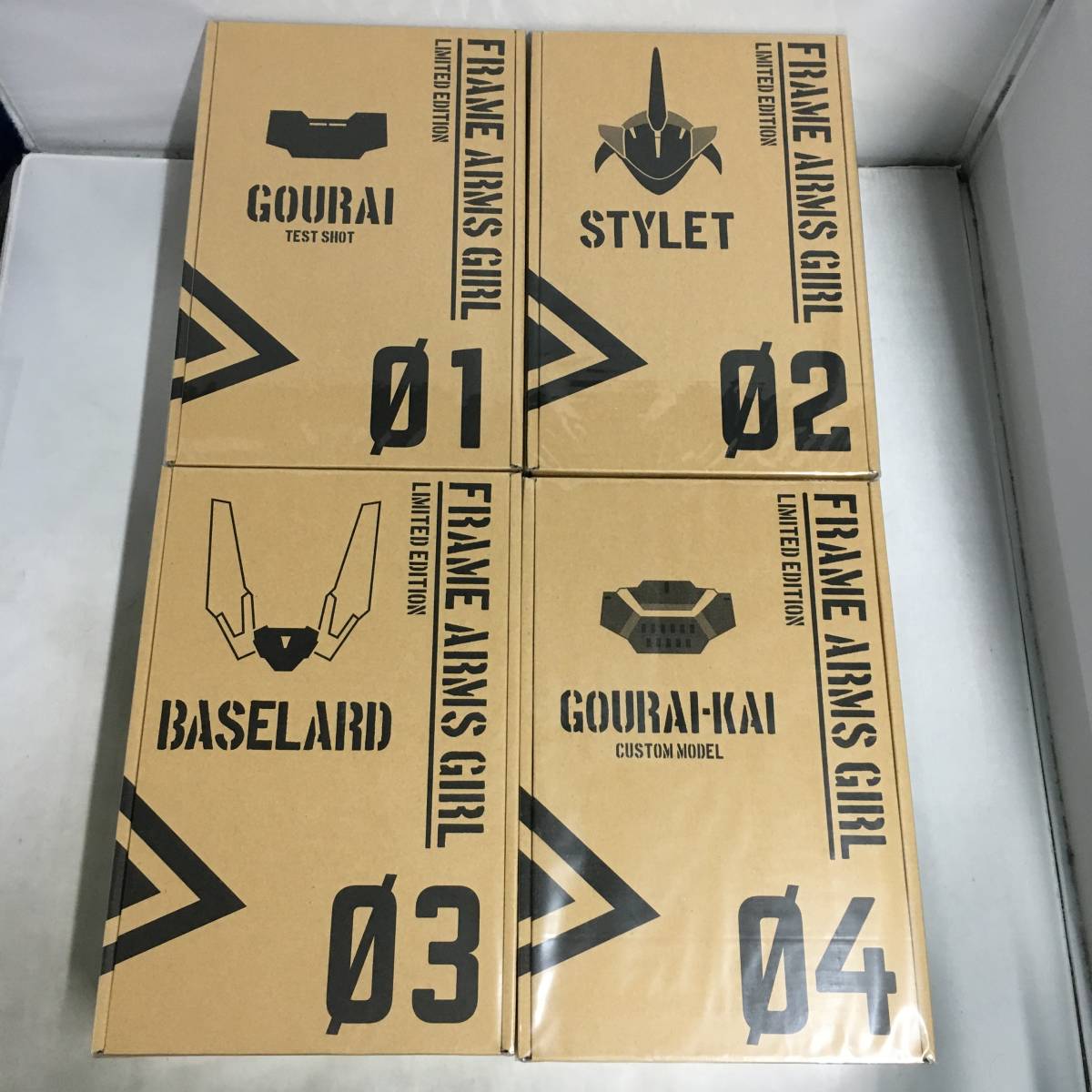 □未開封 Blu-ray フレームアームズ・ガール 完全数量限定生産 全4巻  