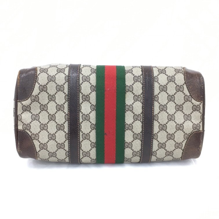 GUCCI オールドグッチ GGスプリーム シェリーライン ボストン