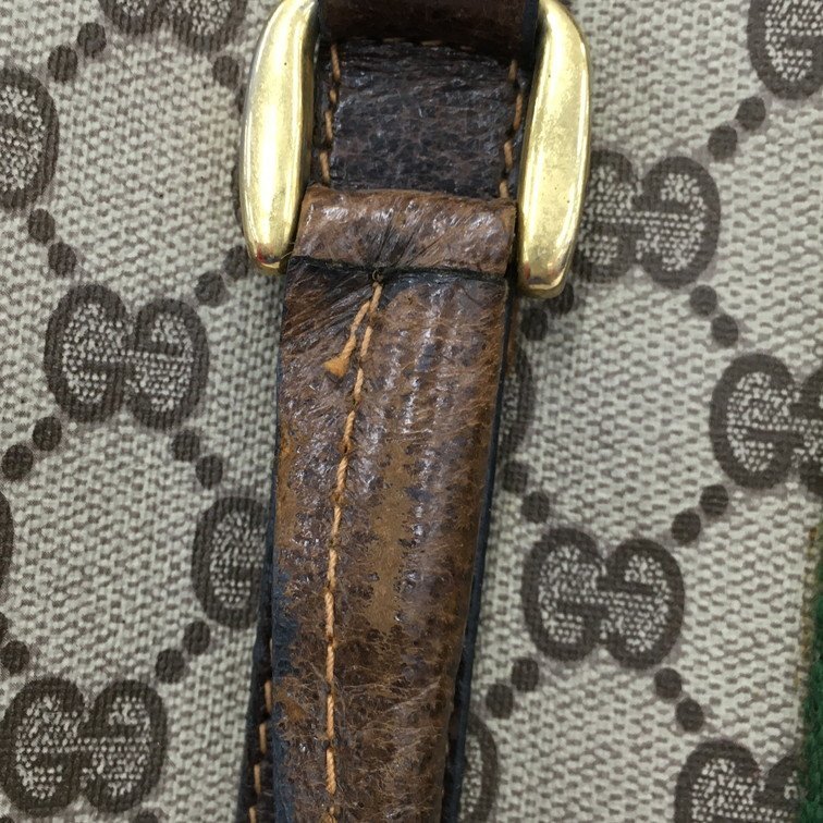 GUCCI オールドグッチ GGスプリーム シェリーライン ボストン