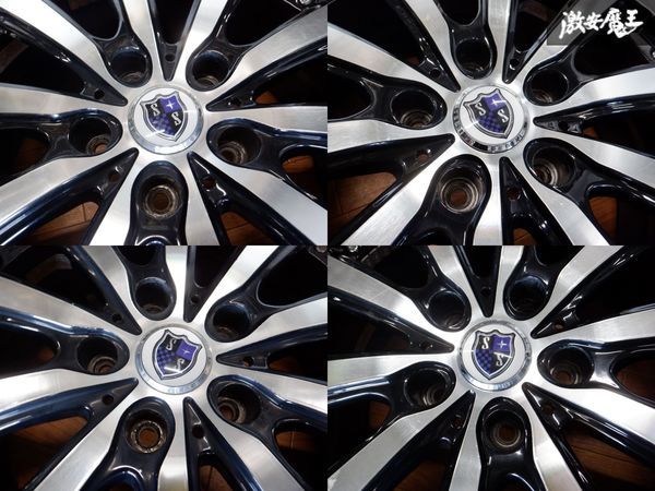 17インチ 7J PCD114.3オフセット+48 205 50 17 中古タイヤホイル4本