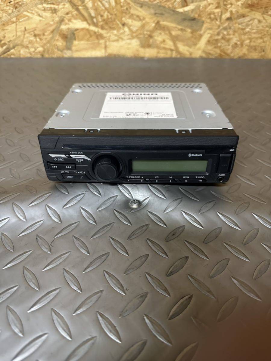 美品！　日野トラック純正　USB　BIuetooth AUX 24V オーディオ