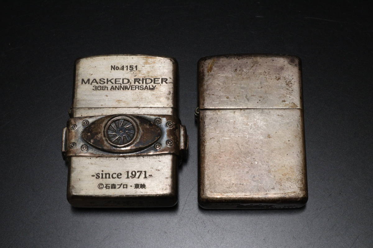 M ZIPPO ジッポー ライター 2点 仮面ライダー 30th Anniversary 30周年