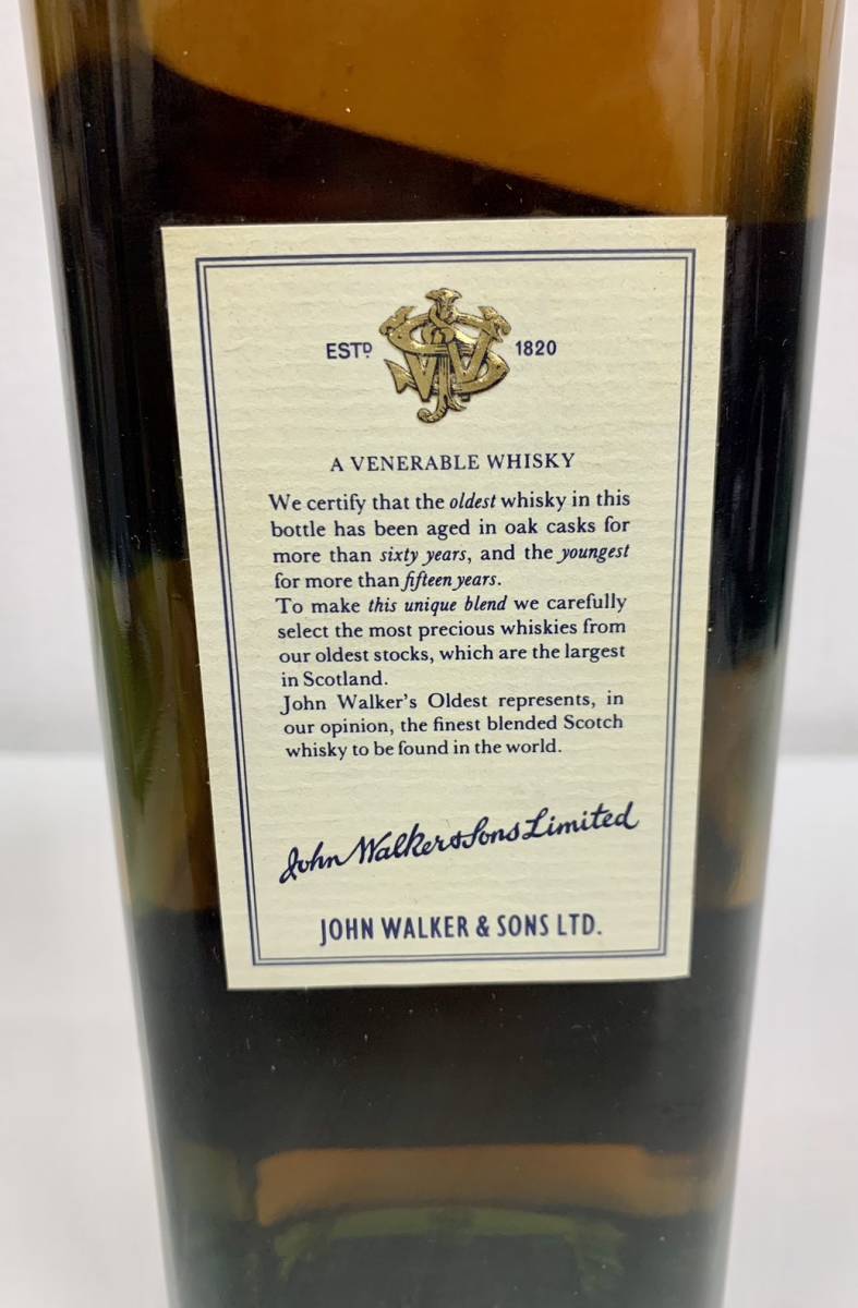 Walker Johnnie ジョニーウォーカー 未開栓 古酒 Oldest - 未開封