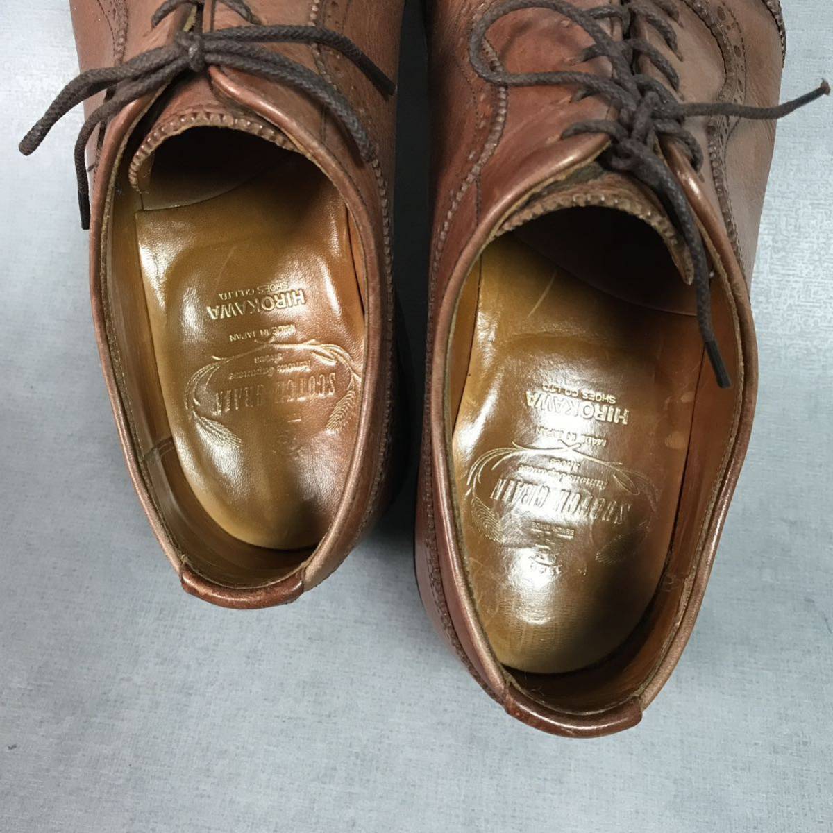 高級モデル スコッチグレイン 匠シリーズ ストレートチップ 内羽根