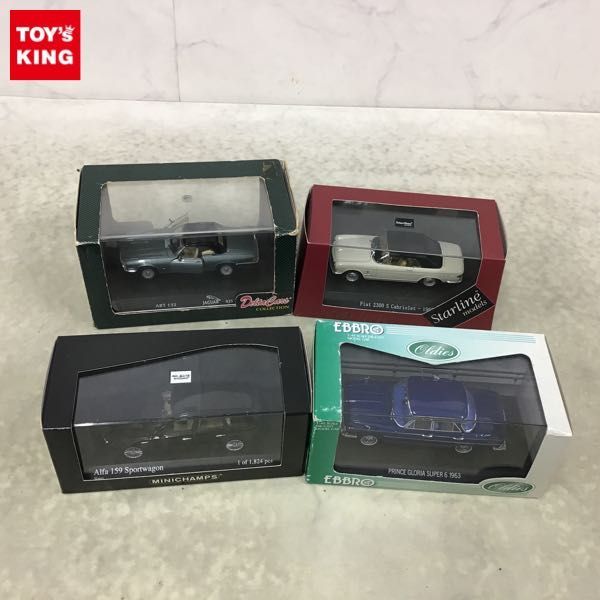 1円〜 ミニチャンプス 他 1/43 Alfa 159 Sportwagon 2006、プリンス グロリア スーパー6 1963 等