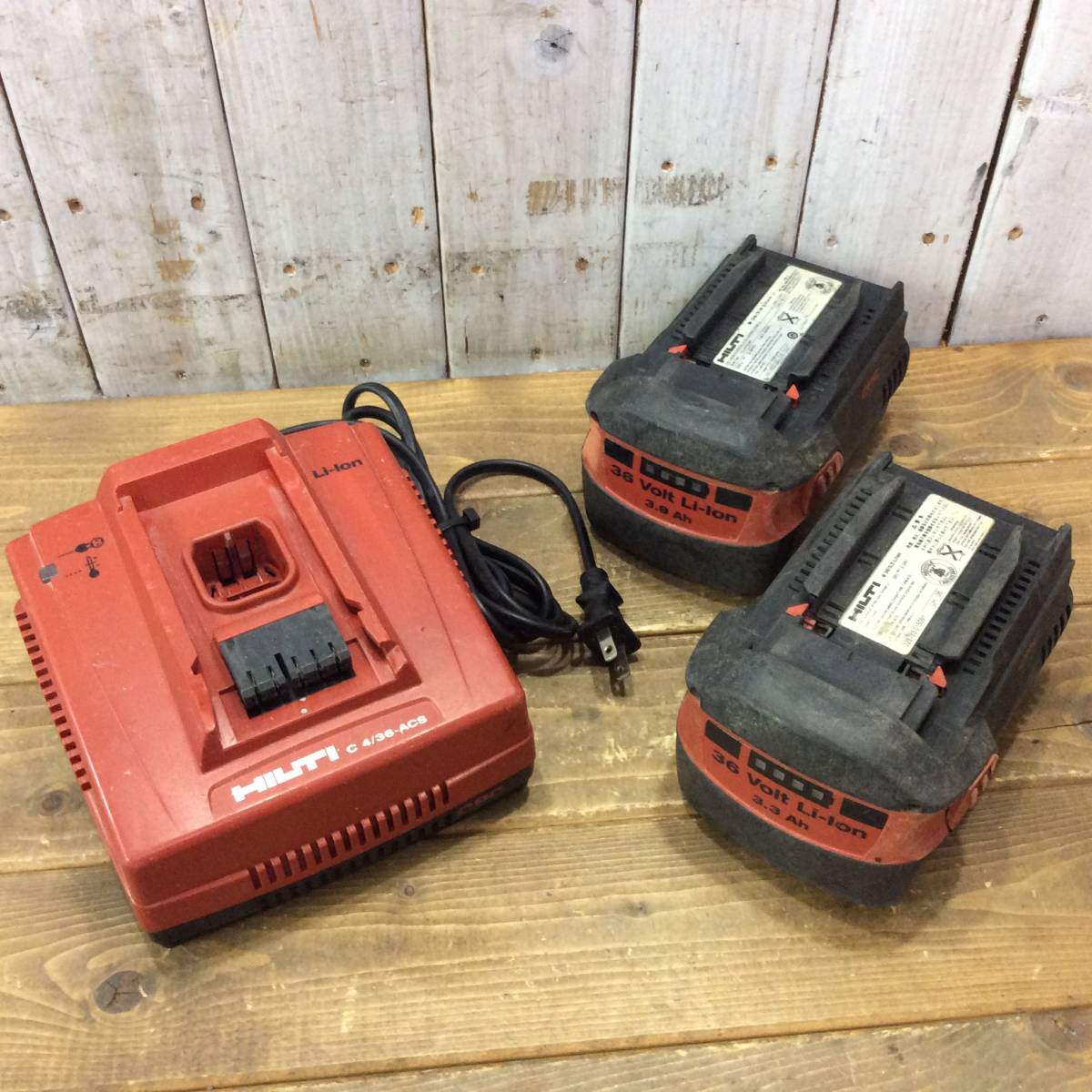 WH-6433】ジャンク HILTI ヒルティ 36V バッテリー B36/3.3Ah 3.9Ah 各