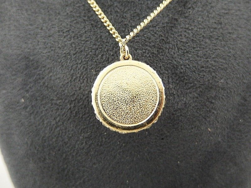 1円スタート】 シャネル CHANEL シャネル ロゴネックレス ドーム 09年 