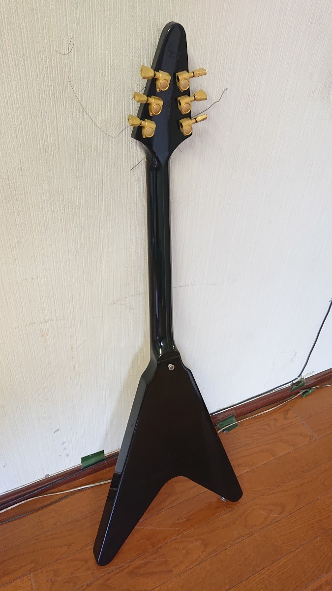 Gibson フライングV USA 黒 ブラック 94年製？ Flying V ギブソン 