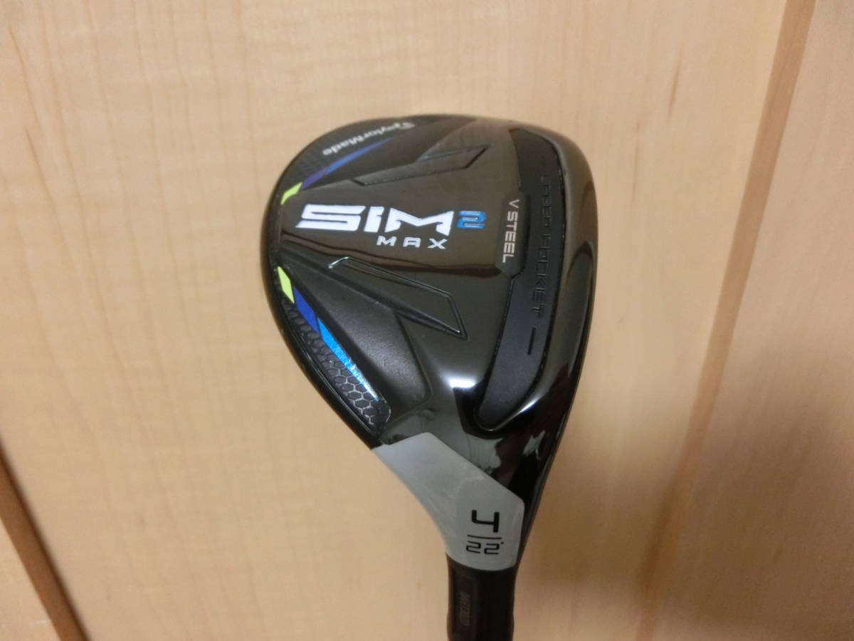 テーラーメイド　SIM2 MAX レスキュー 4H 22°　TENSEI BLUE TM60 ('21) (R) テンセイ　ブルー　ユーティリティ ハイブリッド　4U　#4