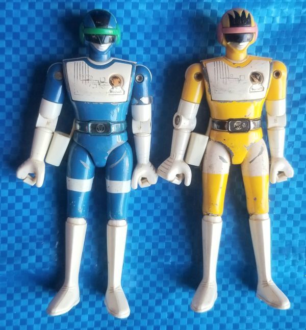 ☆バンダイ 超電子バイオマン GC-11 バイオイエロー バイオブルー 超