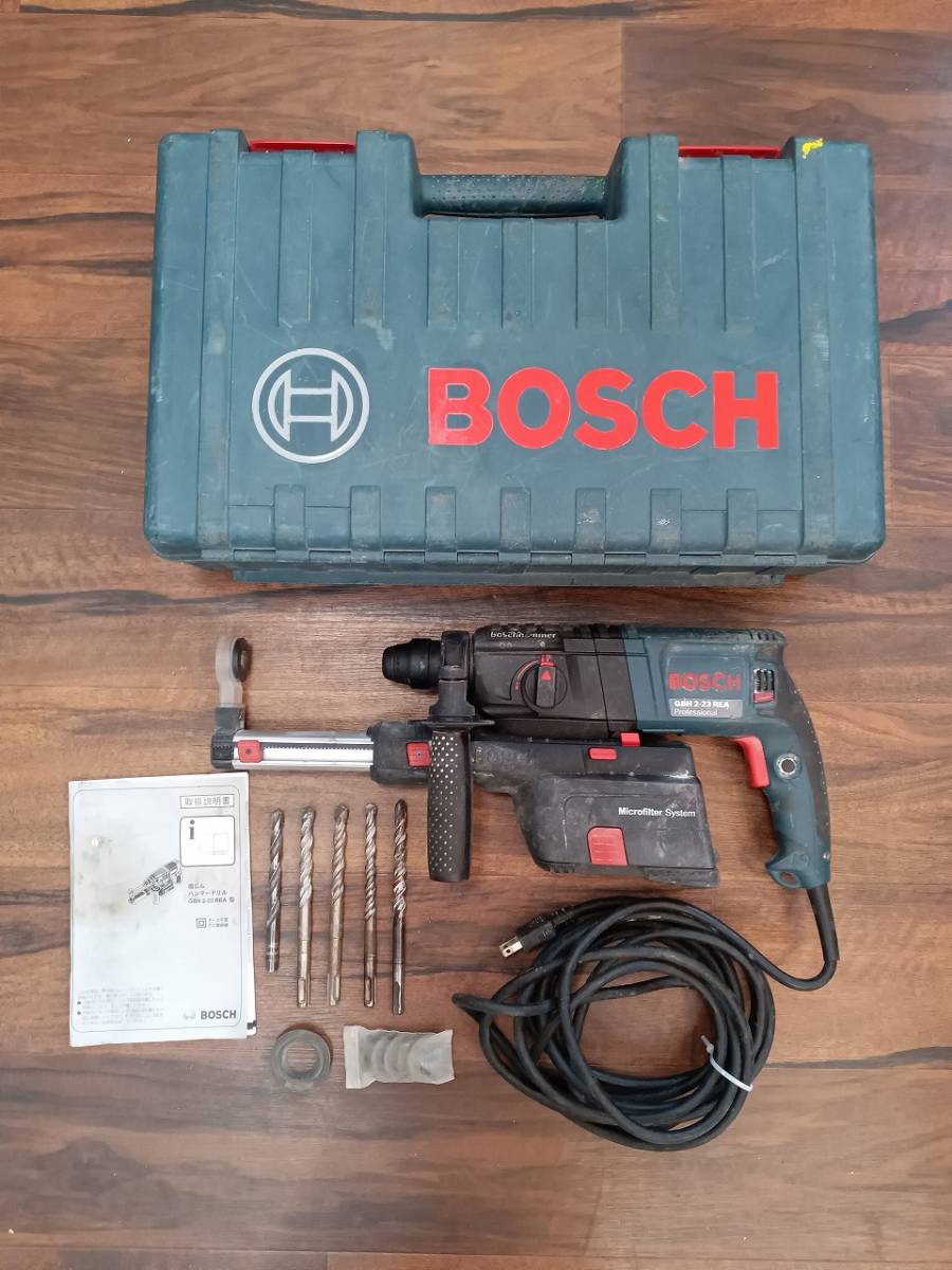 動作確認済】BOSCH ボッシュ SDSプラス 吸じんハンマードリル GBH2