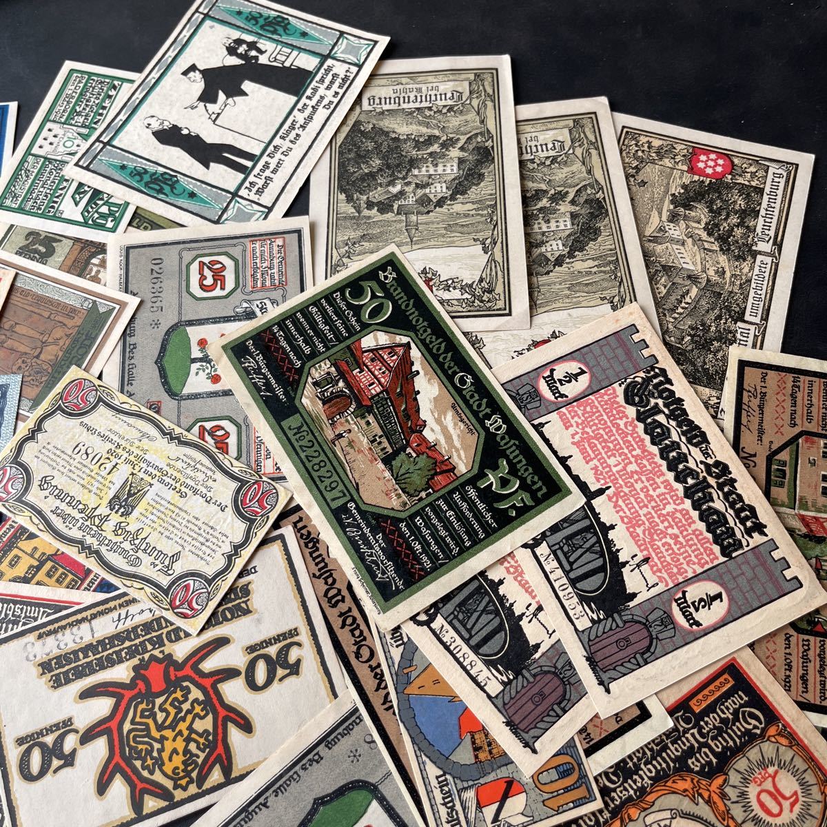 ノートゲルト 紙幣 美品 50枚 第一次世界大戦 世界の貨幣 写真複数添付