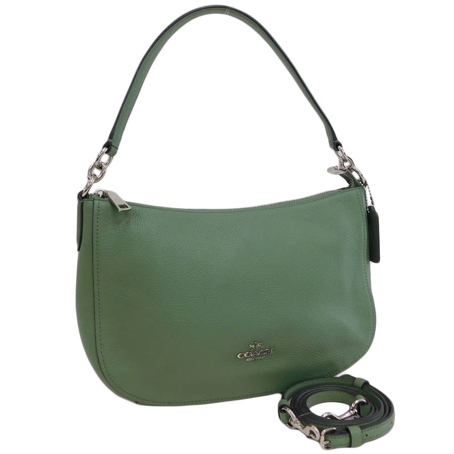1円 ■美品■ COACH コーチ 56819 チェルシー レザー 2WAY ハンドバッグ ショルダー 手提げ 斜め掛け 肩掛け ネイビー系 AB0165VN コーチ COACH 0 お買い物 ■ Indonesia