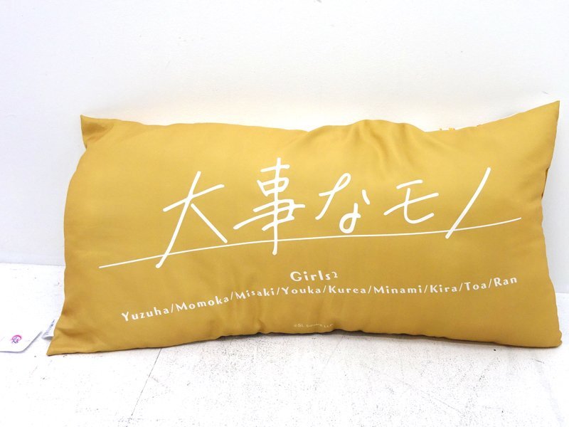 ☆中古☆Girls2(ガールズガールズ)ロングピロー クッション 2点セット 