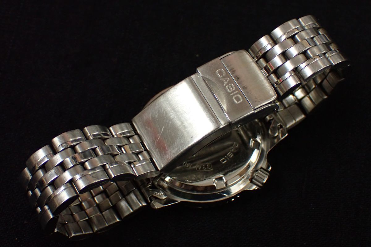 △12 腕時計12 CASIO QUARTZ カシオ ダイバーウォッチ△クォーツ式 